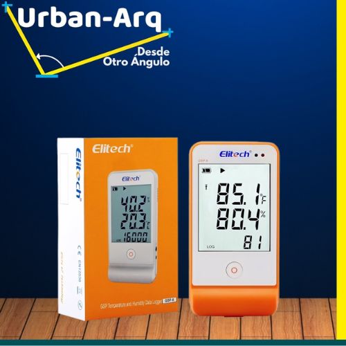 Registrador de Datos de Temperatura y Humedad Elitech GSP-6